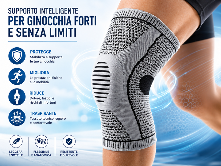 KneeVera support™ Ginocchiera per Supporto e Comfort Quotidiano